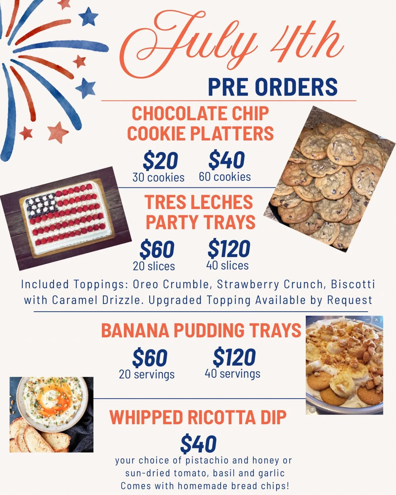 4th of July- Pre Orders still Available for tomorrow pick up. 

Open till 2p July 4th! 🇺🇸

490A Mastic Rd. Mastic Beach NY 11951
(Next to Dunkin&rsquo;) 

631-803-CAKE

#longislandbakery #longislandbakers #longisland #sweetmomentsbakery