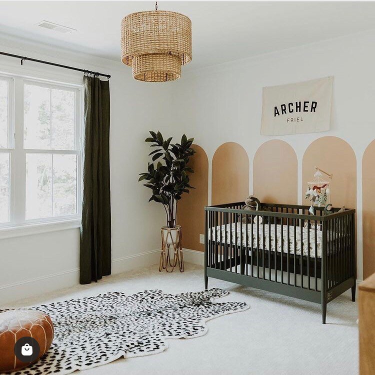 Nursery spaces are made of dreams 😍

I&rsquo;m definitely on the arch train right now and being drawn to all the neutral greens. Love this one by @projectnursery.

I am a strong believer in our environment being a direct impact on our mental and emo
