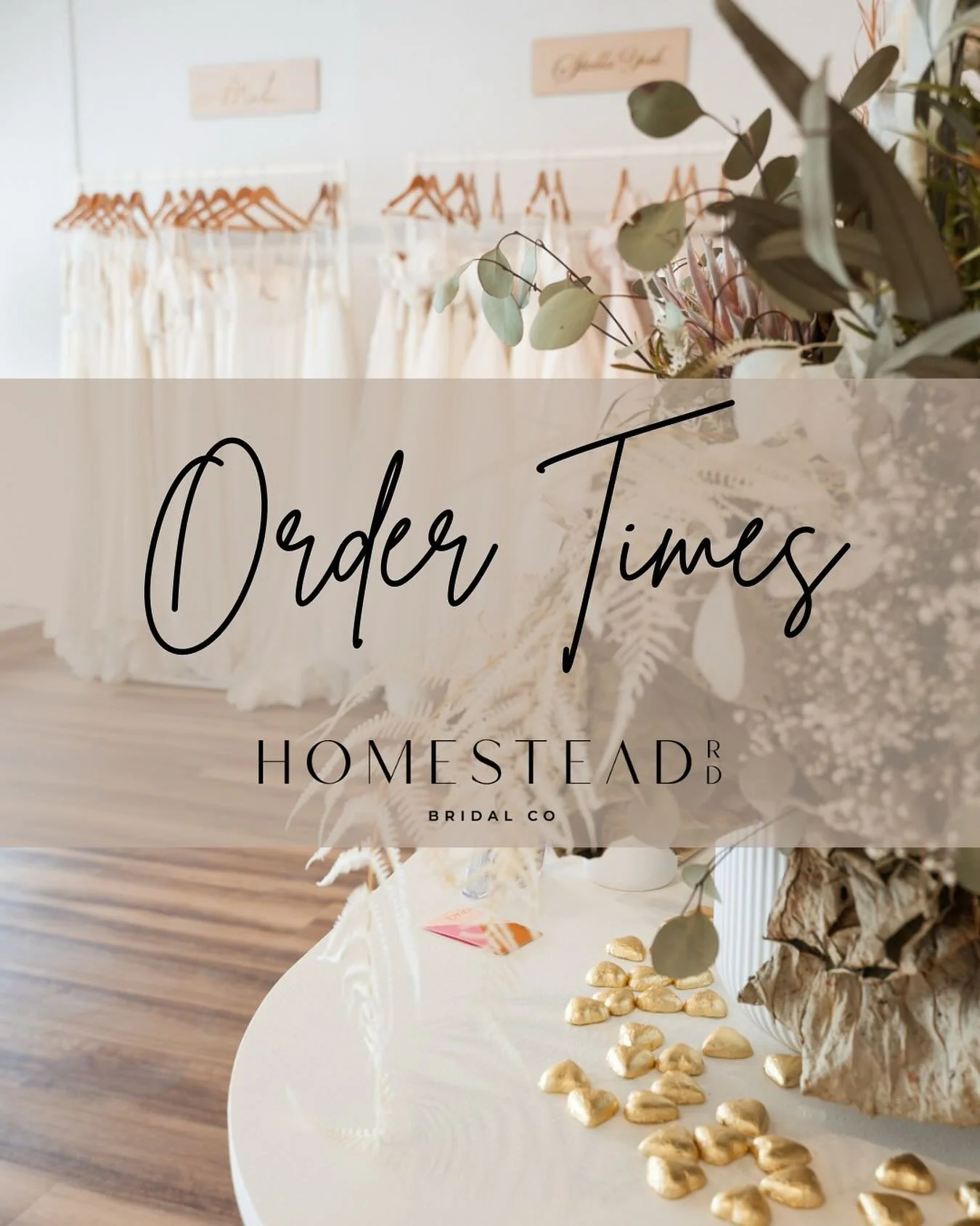 ✨ Order Times ✨
It’s important that you give yourself plenty of time for your dream dress to be made. Here’s some guidelines to follow;
- Start looking for your dress 12 months out
- Most designers work on a minimum 4 month turnaround 
-