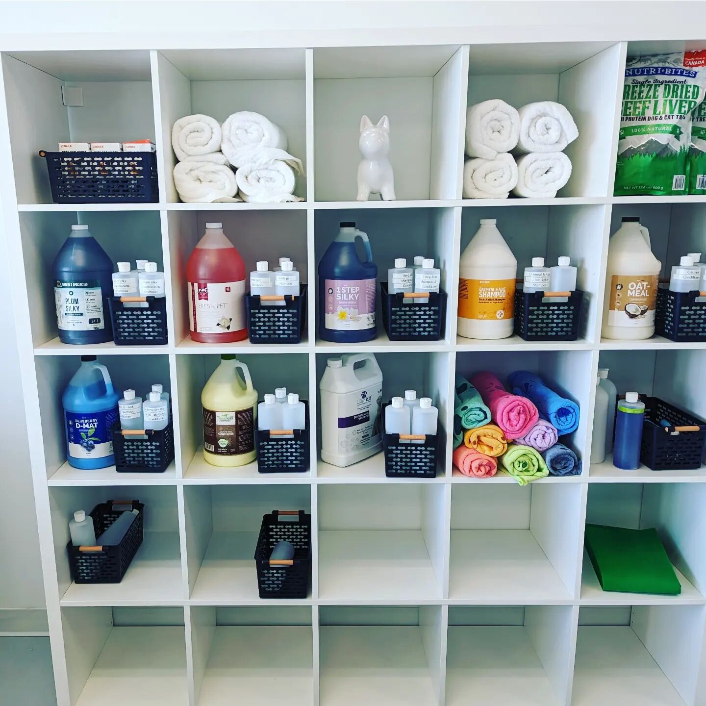 Shampoo, conditioner and face wash for all kinds of pups.  Thank you everyone for stopping in on our first week.  If you haven't stopped by yet, come check us out and try our washes.