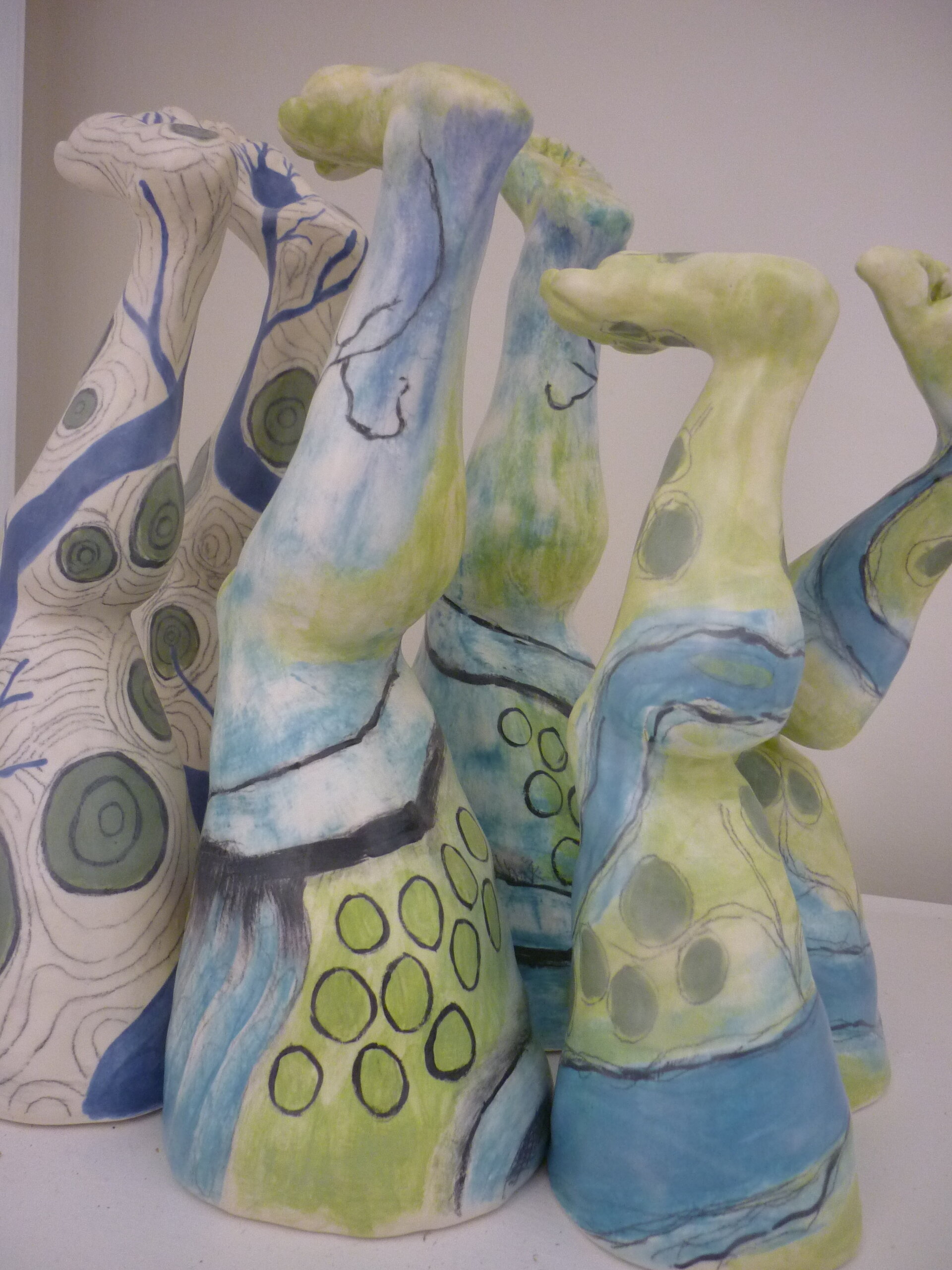 Rivers Legs (group) 2018, earthenware