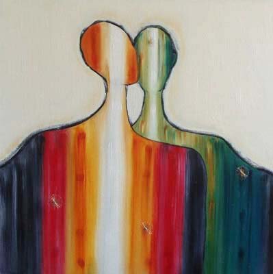 Binary Beat, 2010, Oil on canvas