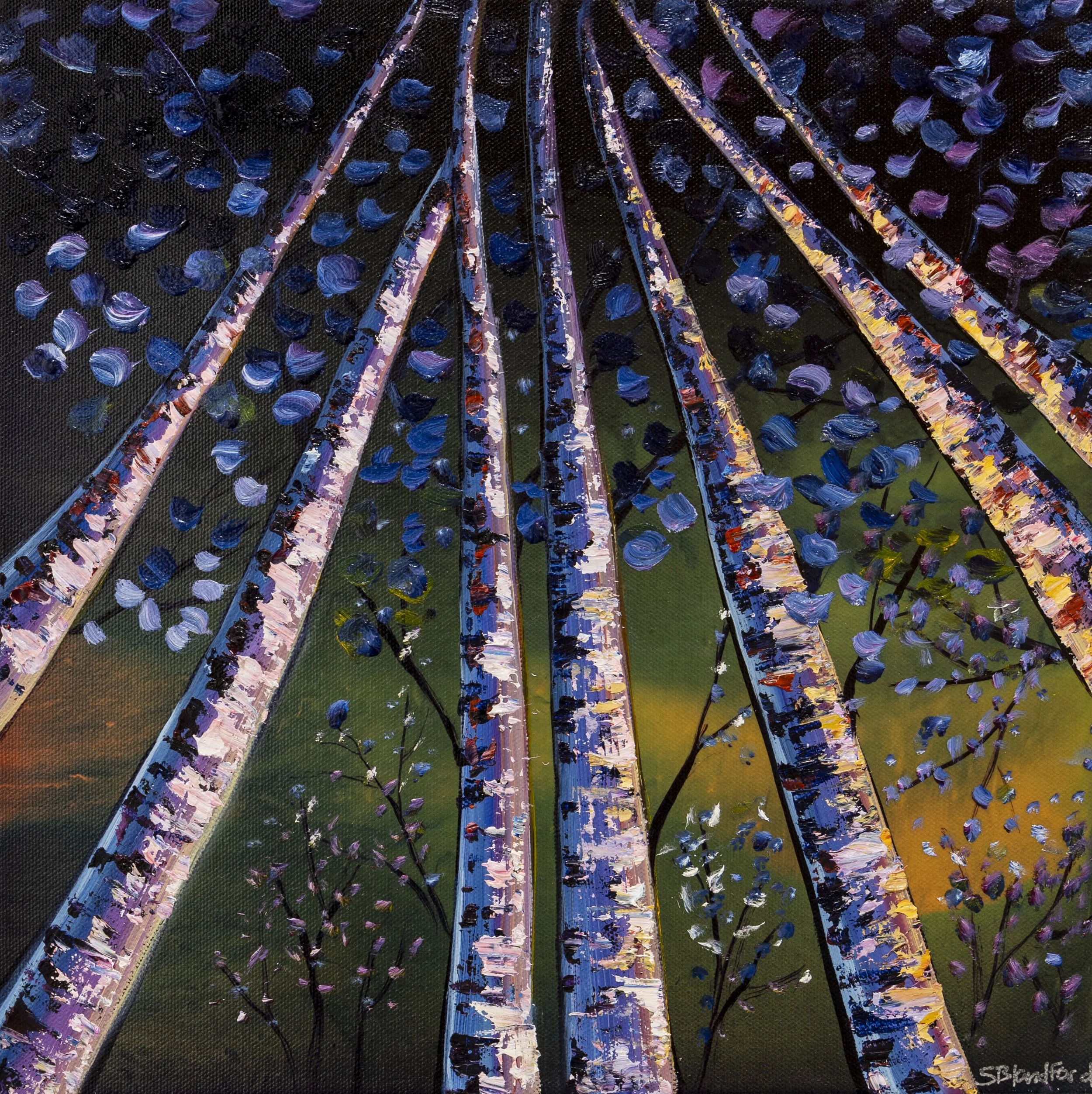 Serene Forest Canopy Artwork