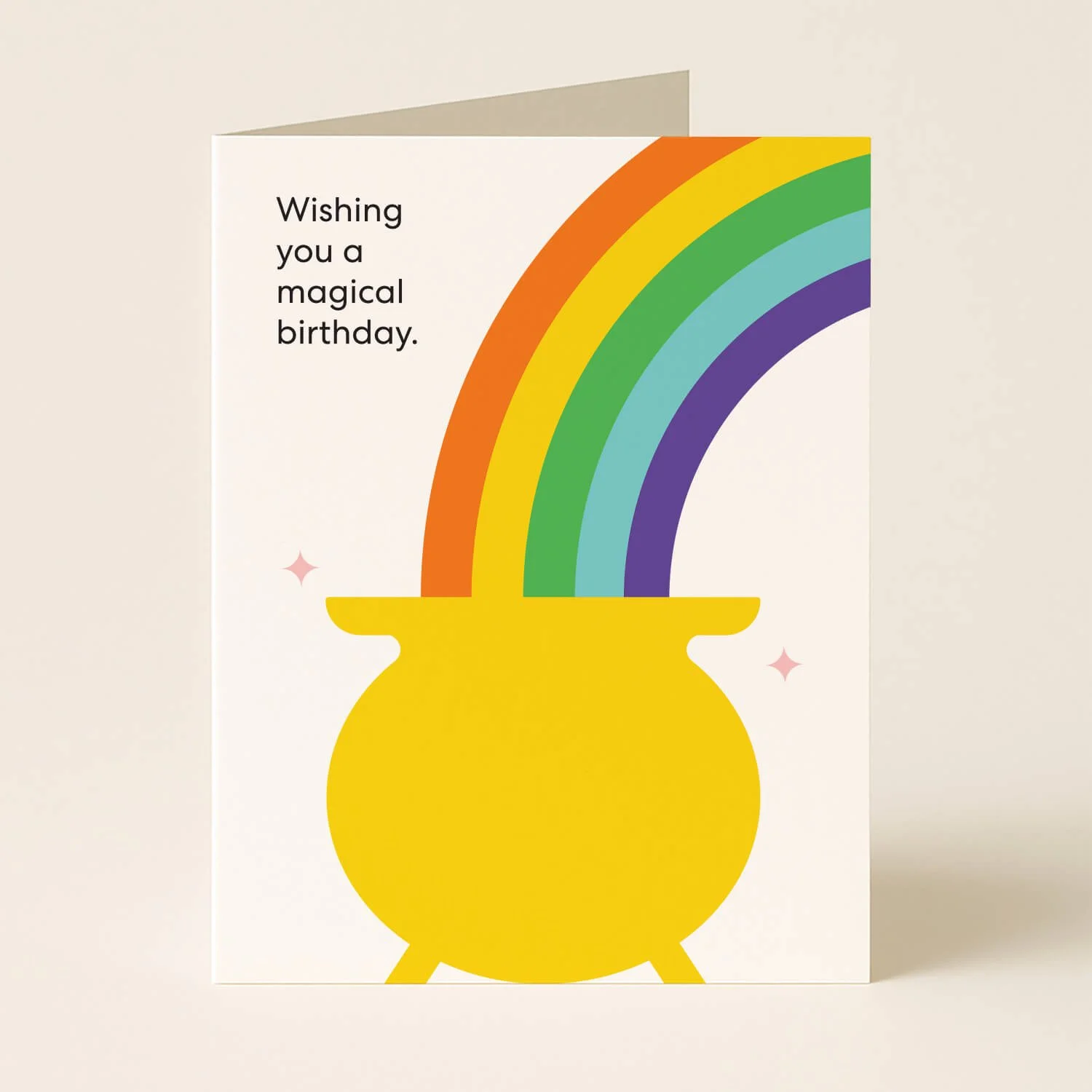 Birthday Magical Pot of Gold Greeting Card