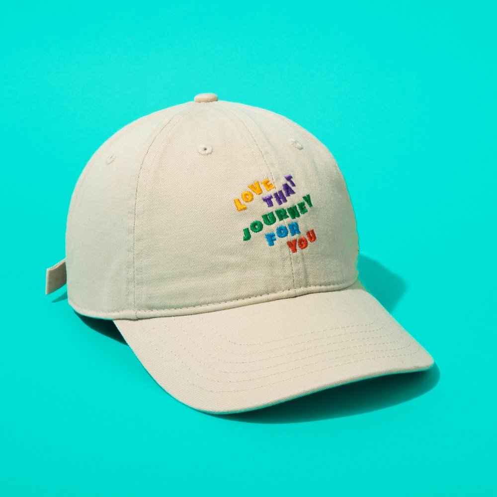 Journey Embroidered Organic Dad Hat