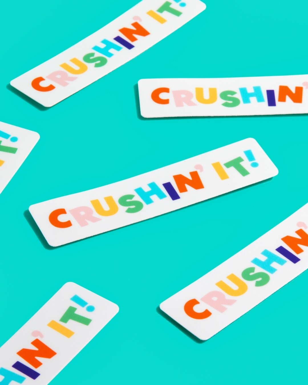 Hey there champ! 😎 Crushing it lately? We know you are! Show the world you're on top of your game with our Crushin' It! sticker. Perfect for laptops, water bottles, and anywhere else you want to flex those goal-crushing muscles.

#CrushinIt! #Motiva