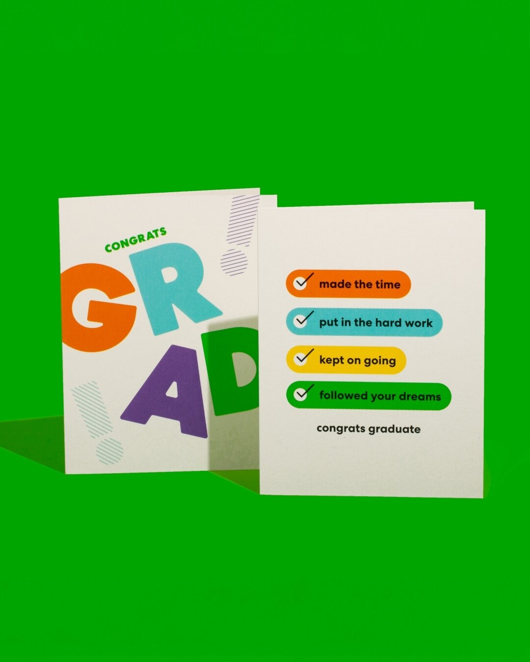 Got a smarty-pants in your life who's graduating this year? Send them graduation card! It's as colorful as their future and as fun as their college parties were (or so we hope 😉). Cheers to them adulting like a pro!

#Adulting101 #CongratsGrad #Clas