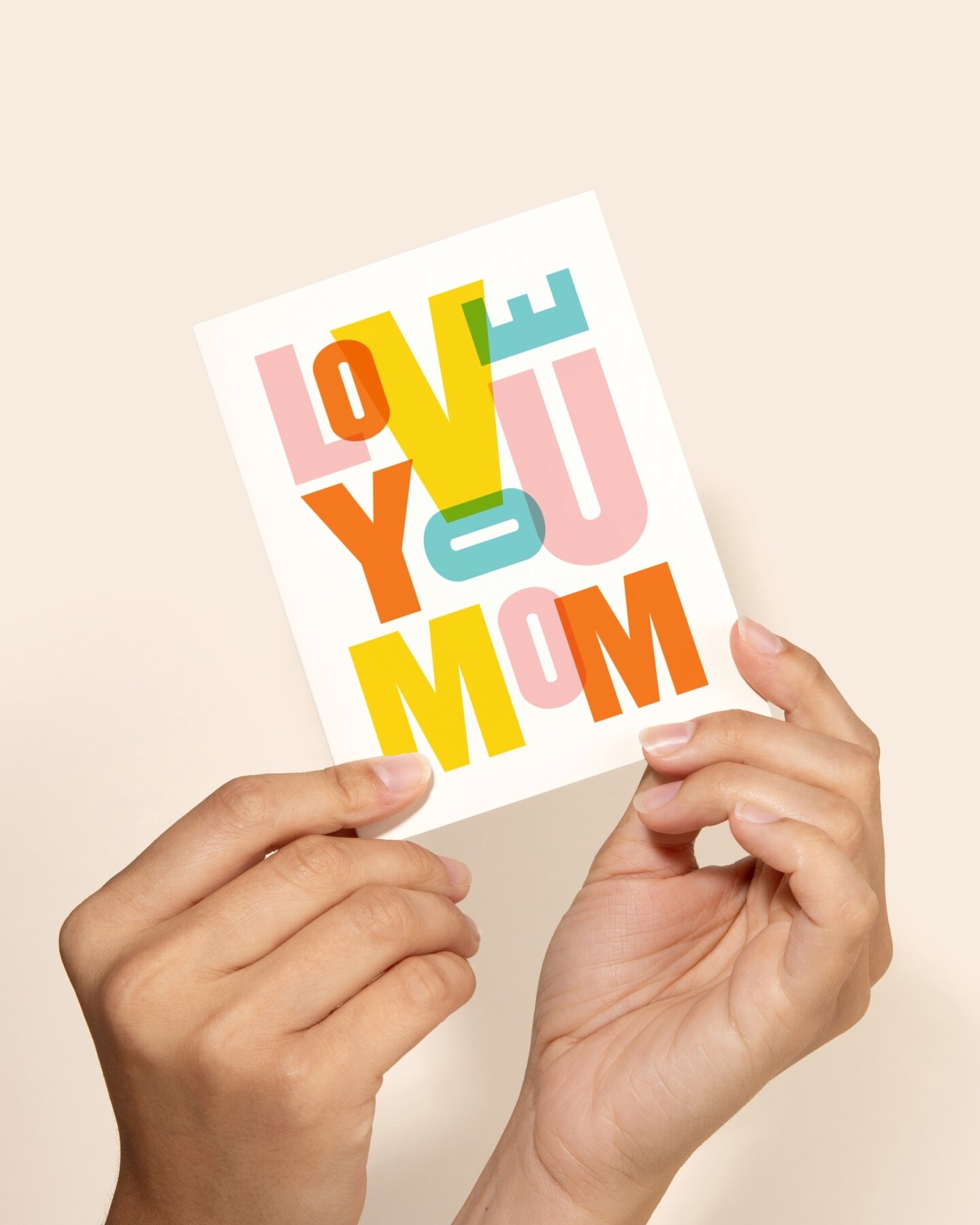 We have the perfect card for Mother&rsquo;s Day or your mom's birthday. It's a letterpress-inspired work of art, plus, it's got enough space for all your heartfelt sentiments. Now, you can show your mom just how much she means to you and maybe even m