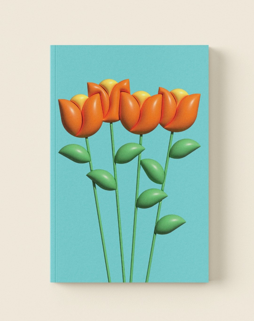 Say hello to Pop Floral 🌷&nbsp;A notebook collab with @shopdenik featuring my 3D tulip design that feels a little retro, a little surreal, and very poppy (in all the best ways). Perfect for jotting down ideas, doodles, or very dramatic diary entries