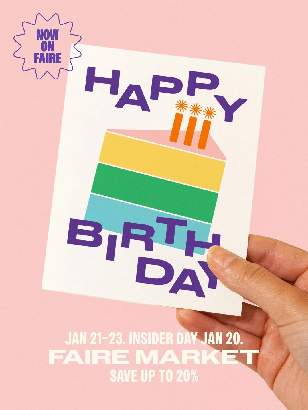 Faire Winter Market begins tomorrow (for Insiders)! Here are the deals we're offering during Faire market:

$200+ &rarr; 10% off (saves you $20+)
$350+ &rarr; 15% off (saves you $50+)
$500+ &rarr; 20% off (saves you $100+)