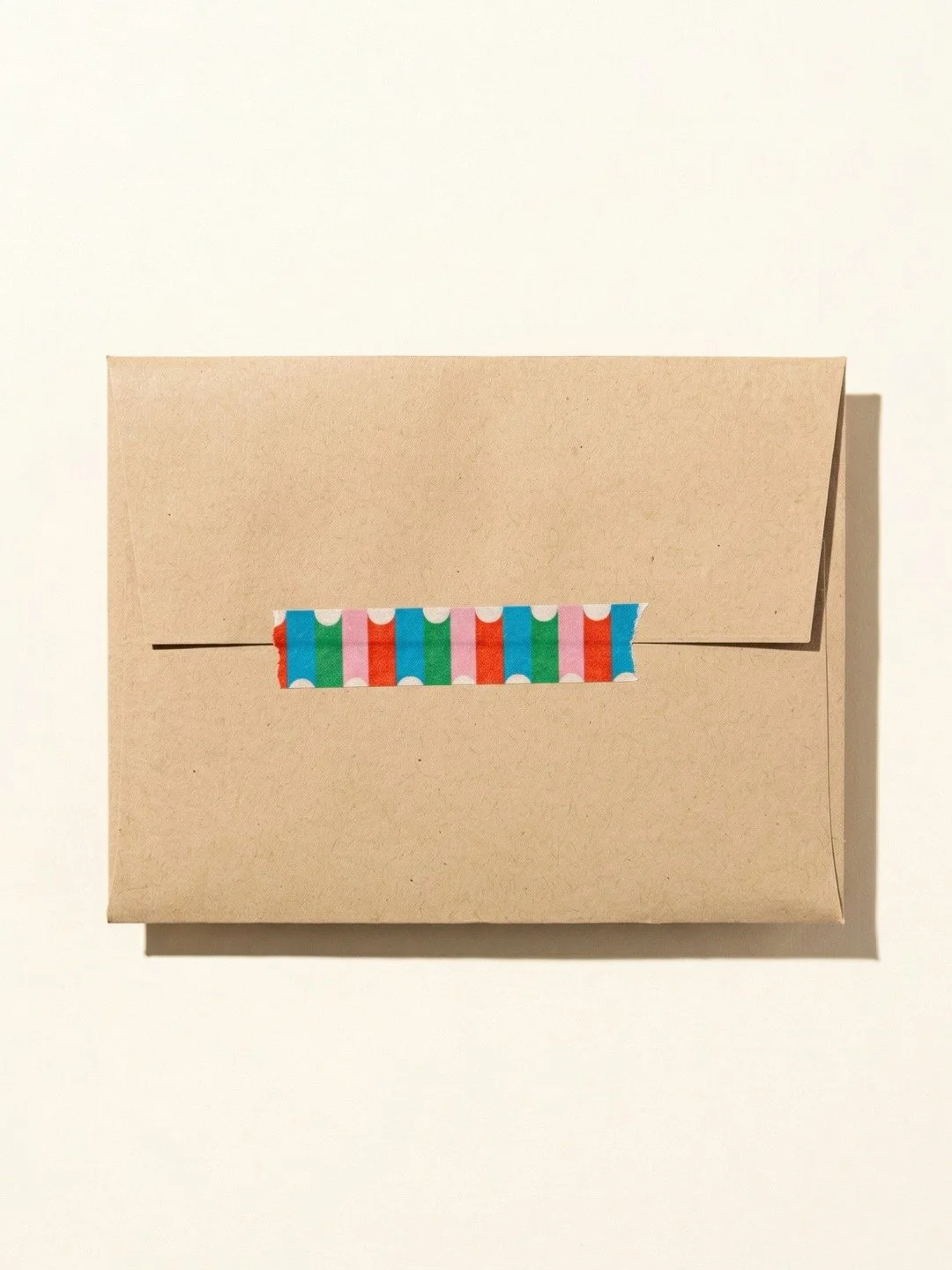 Our striped washi tape can be used for sealing envelopes, wrapping gifts, and making everything feel a little more put together.