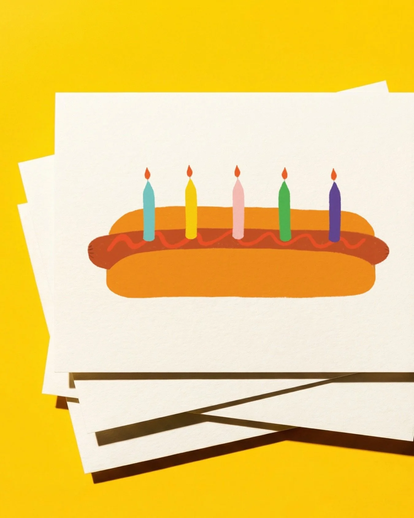 Cake is great, but have you considered a hot dog with candles on it?