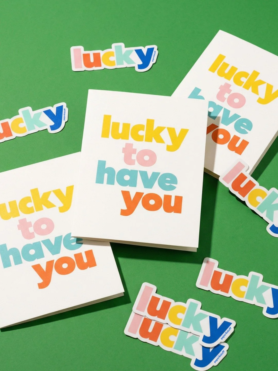 Just hit the five year anniversary of this card and sticker, and they're still going strong! And you know what that makes me feel? That I'm genuinely lucky to have all of you 😘