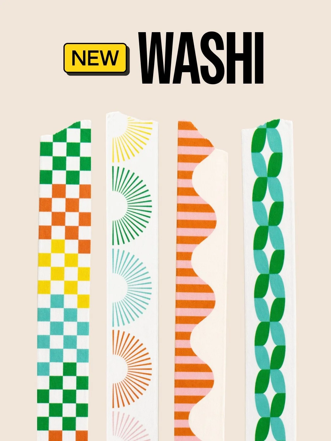 ICYMI: I recently released new washi tape!

Available for purchase on Faire and on the paper&amp;stuff website.