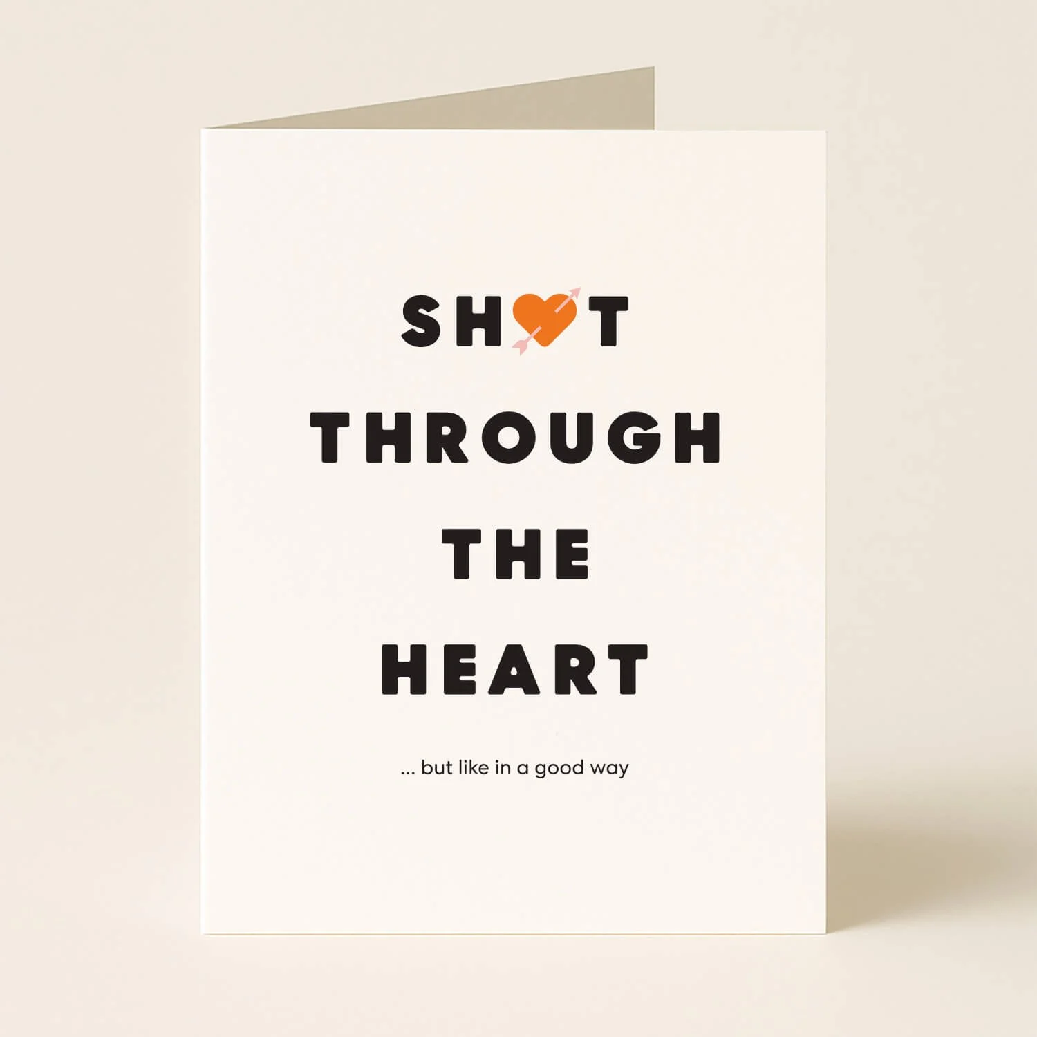 Shot Through The Heart Greeting Card