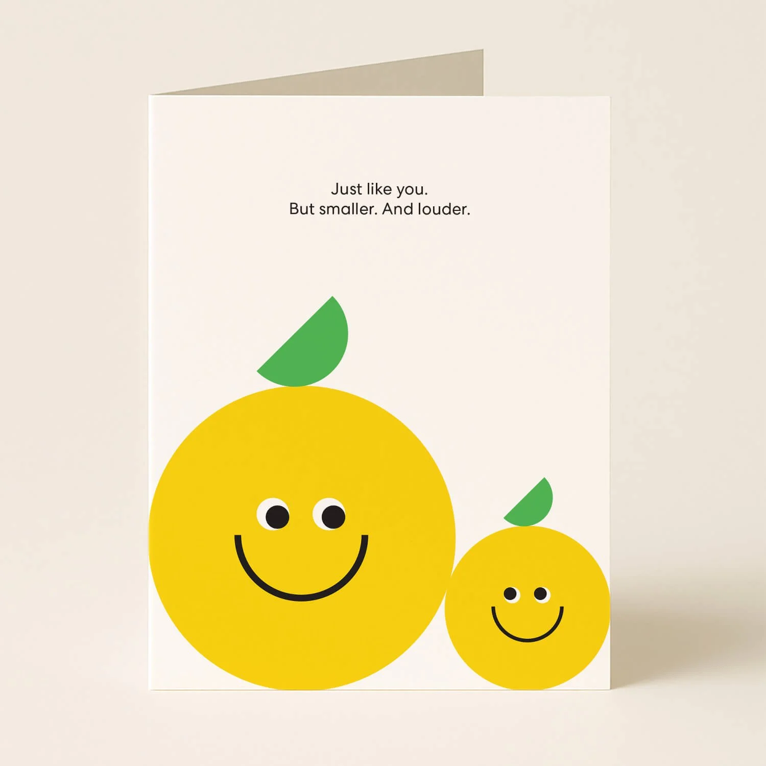 Funny New Baby Lemon Card