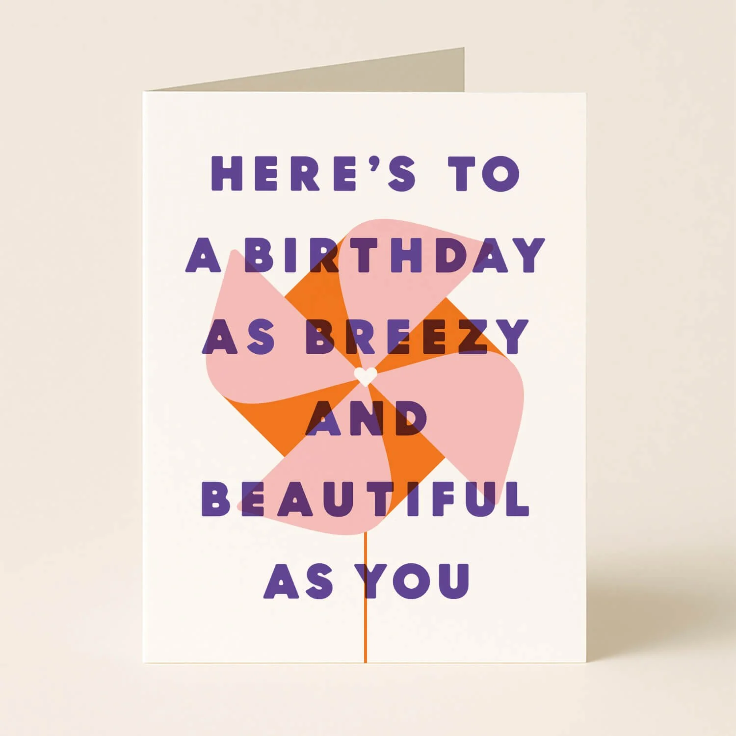 Here's to a Breezy Beautiful Birthday Greeting Card