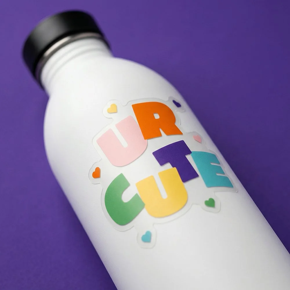 Ur Cute Sticker on Water Bottle-2.jpg
