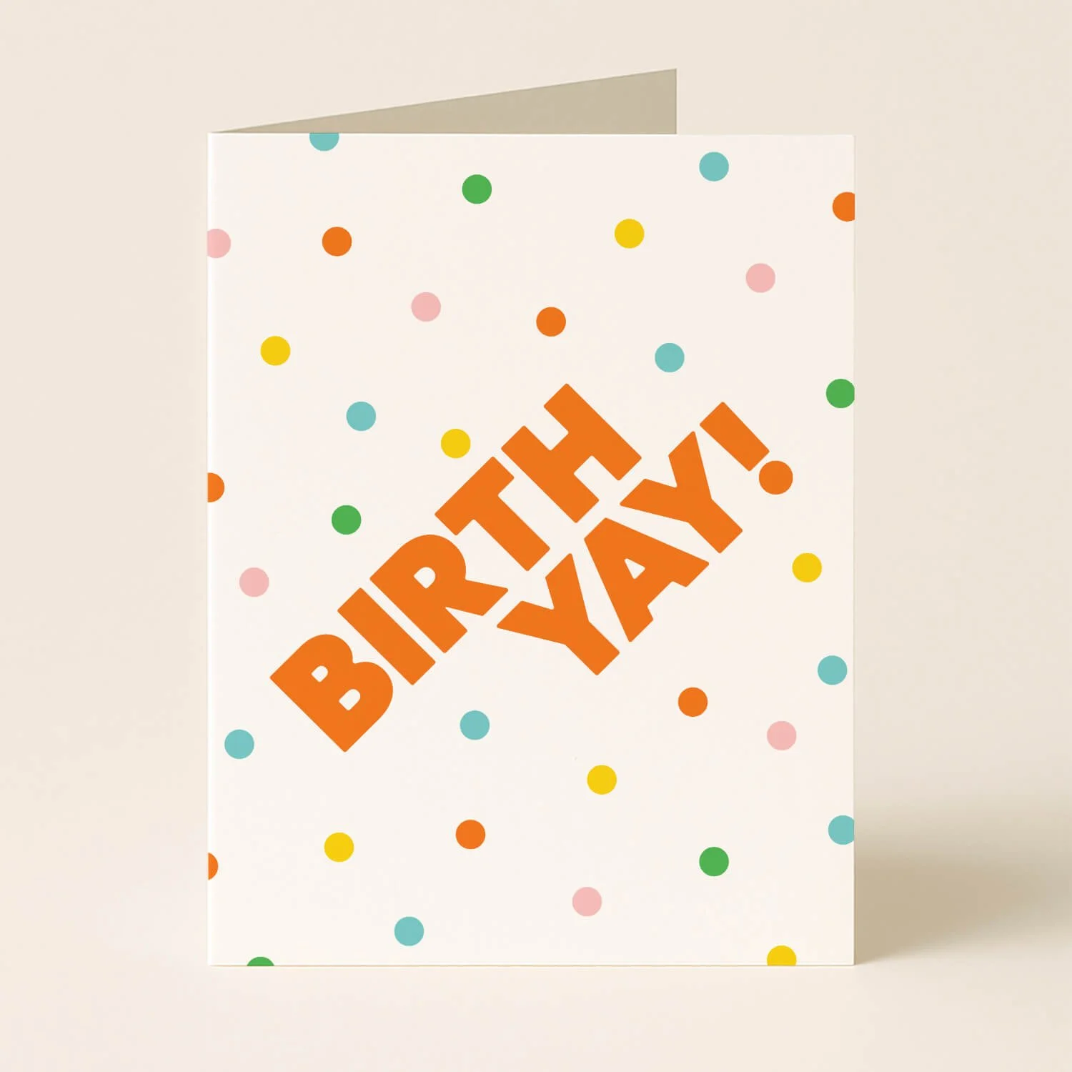 Birth-Yay Birthday Greeting Card