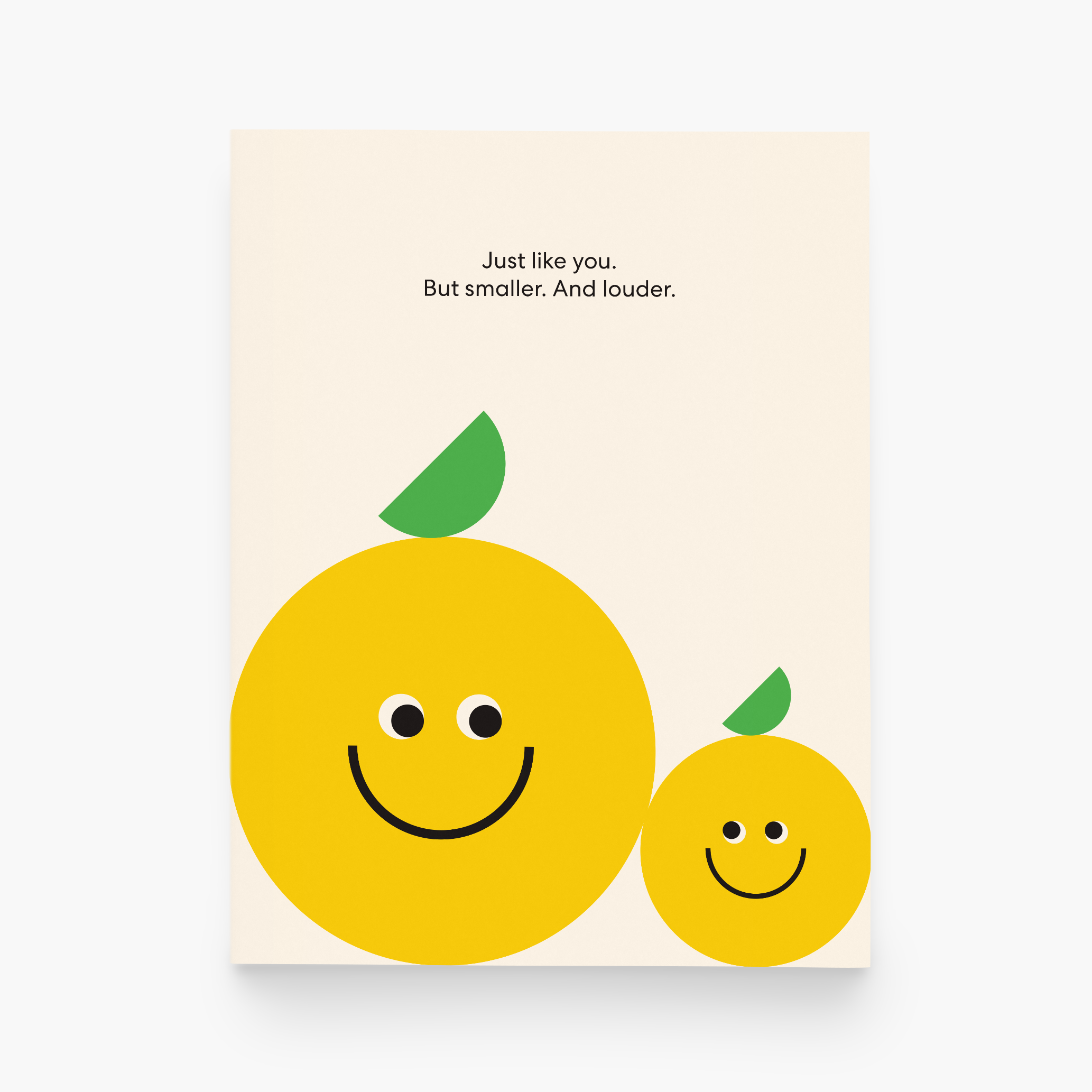 Funny New Baby Lemon Card