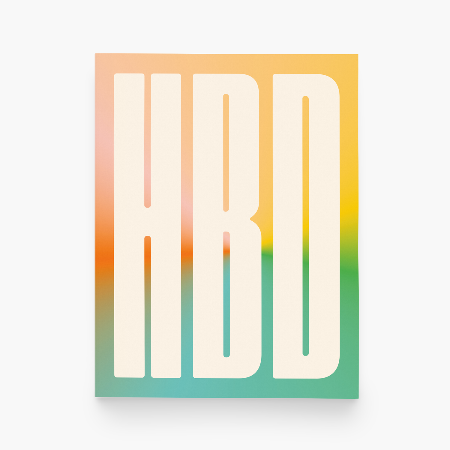 HBD Gradient Prism Birthday Card