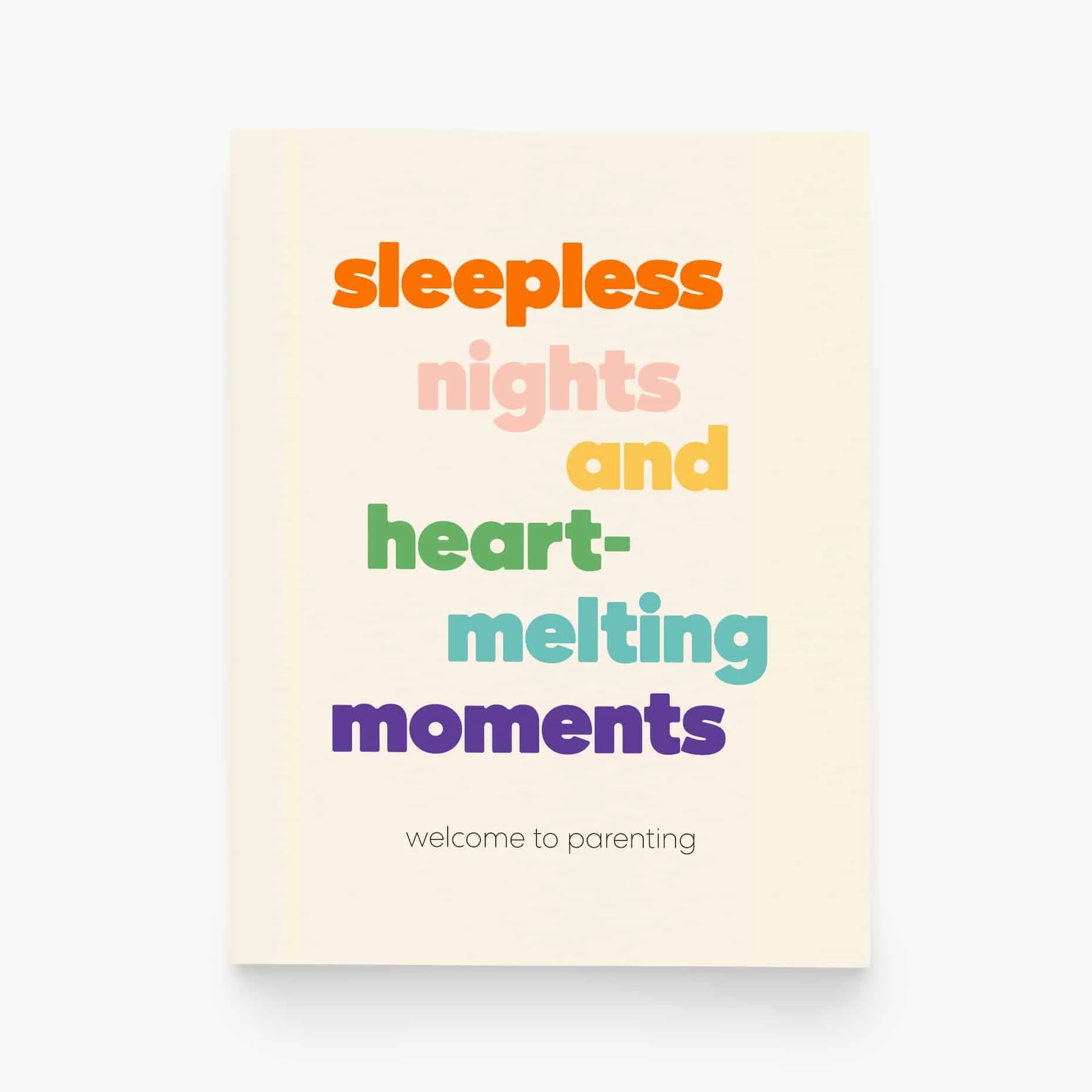 Heart Melting Moments New Baby Card