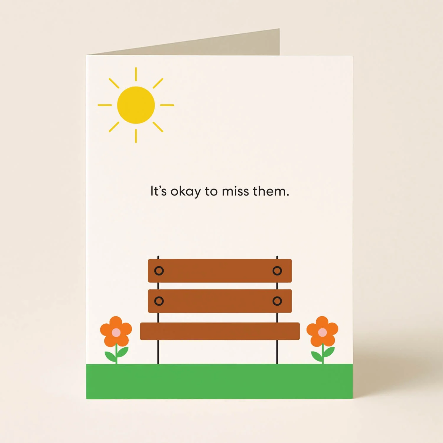 It's Okay To Miss Them Greeting Card