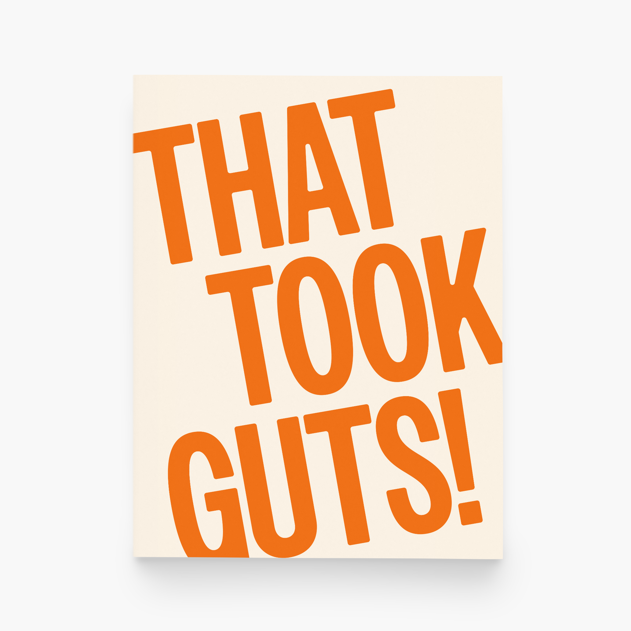 That Took Guts! Congratulations Card