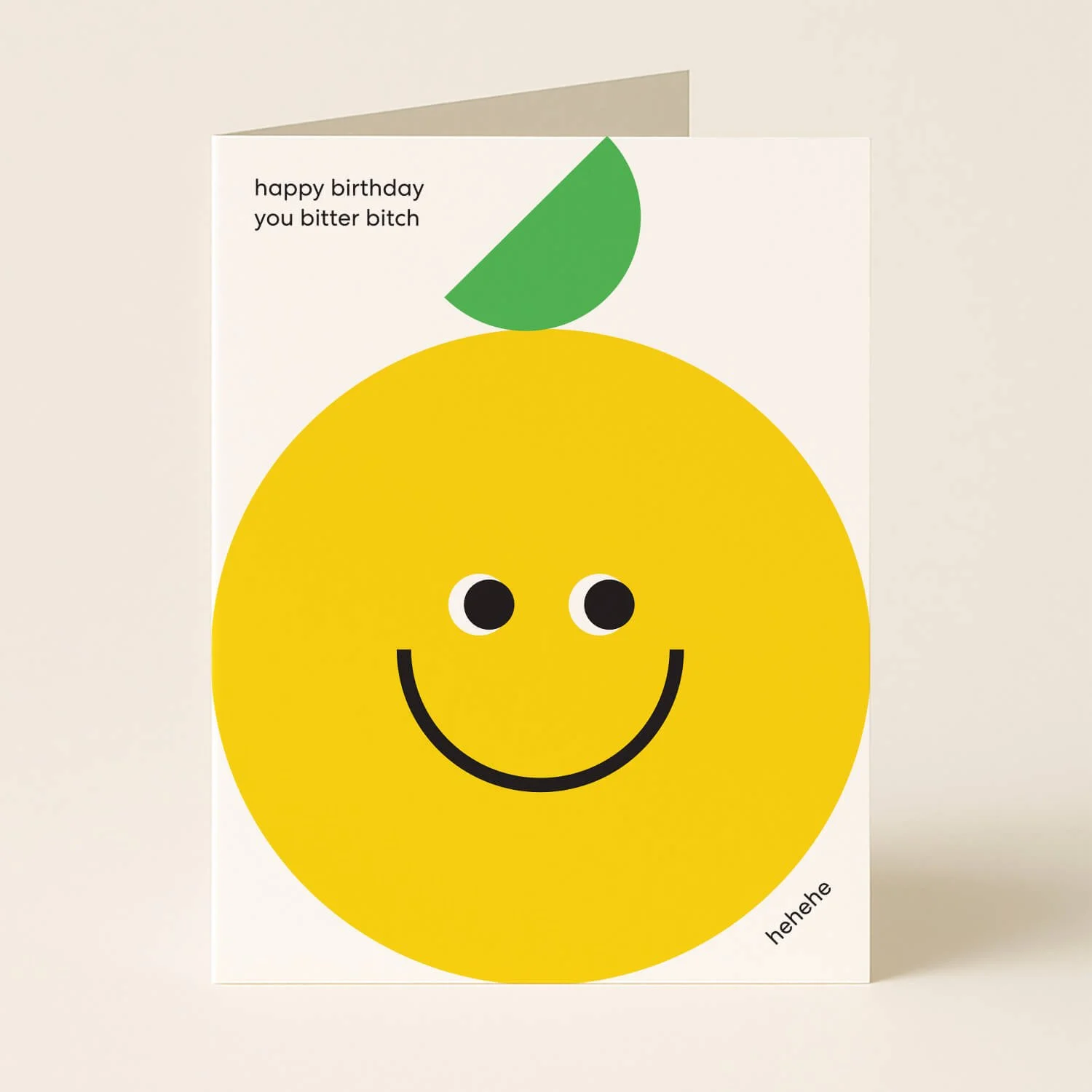 Bitter Lemon Birthday Card
