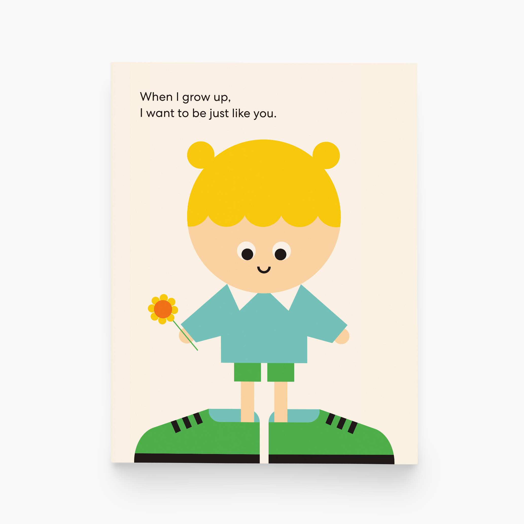 Big Shoes to Fill Mother's Day Card