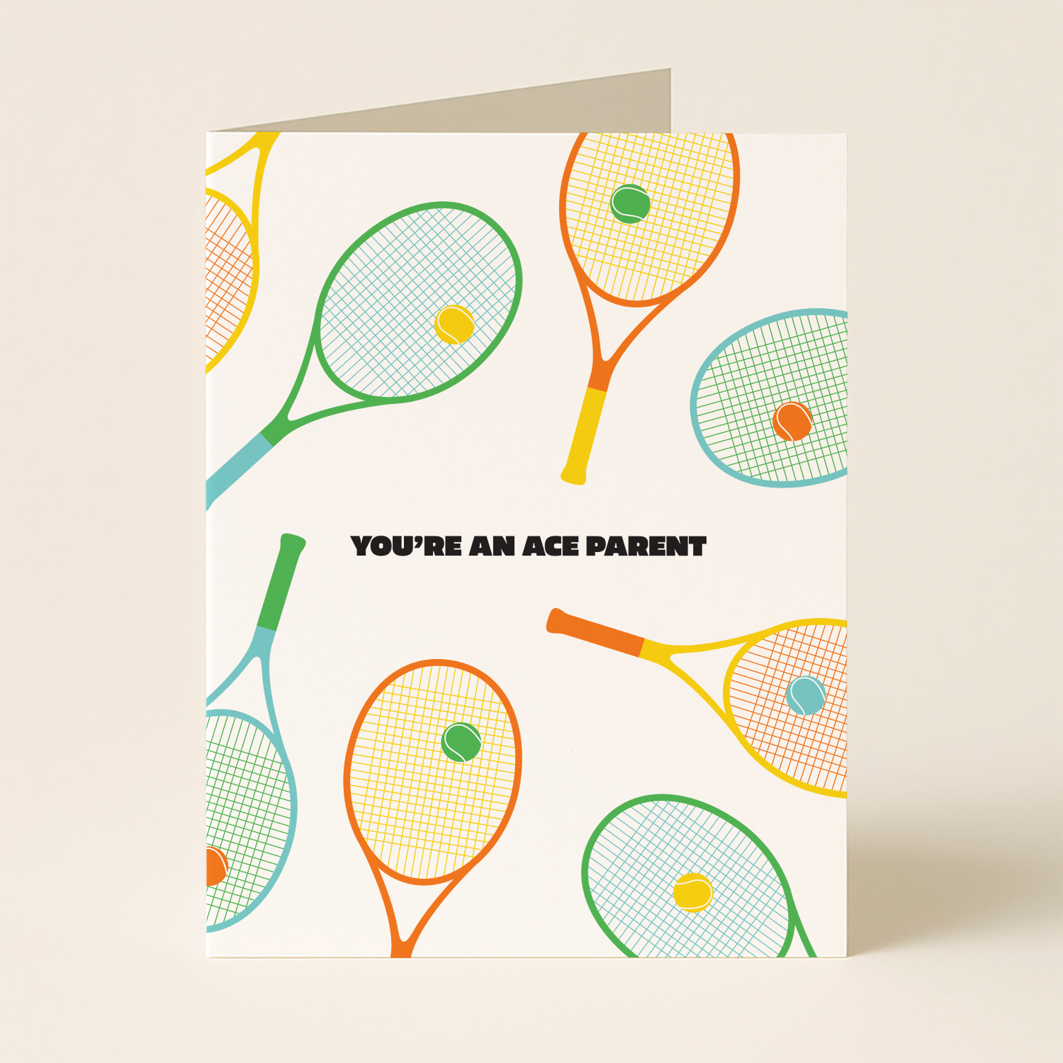 You're An Ace Parent Tennis Greeting Card