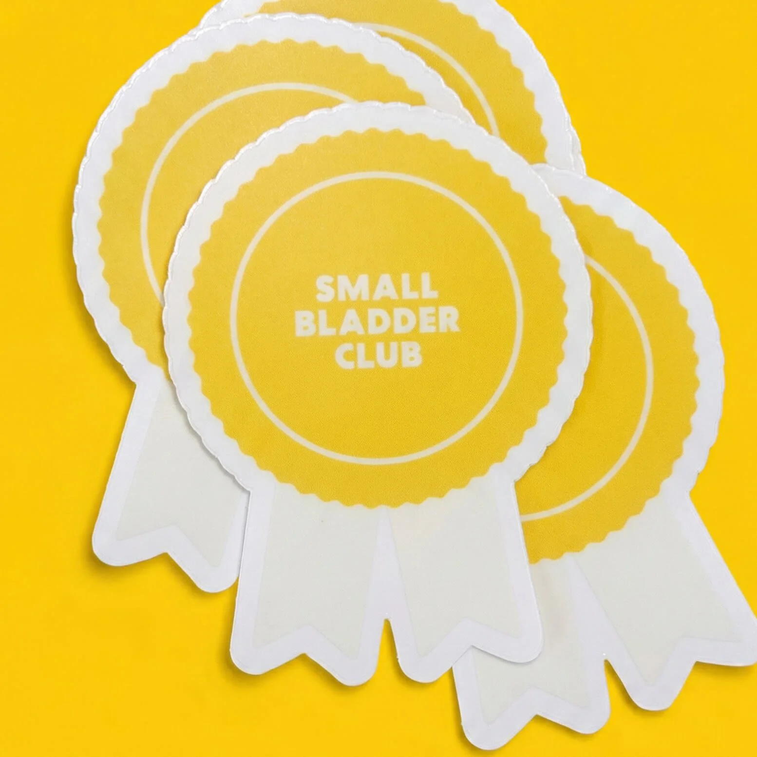 Small Bladder Club Award Sticker
