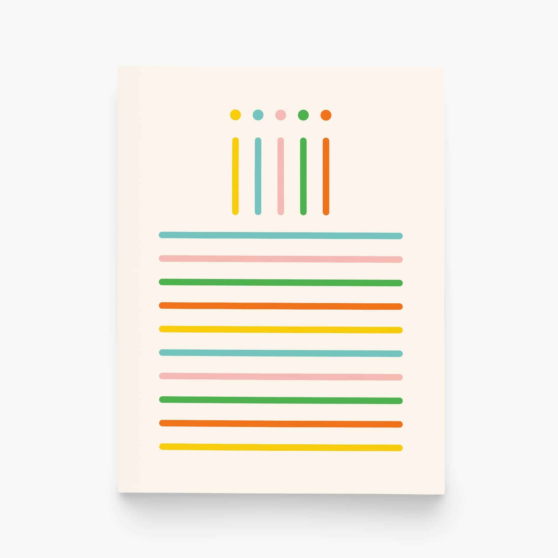 Birthday Cake Greeting Card