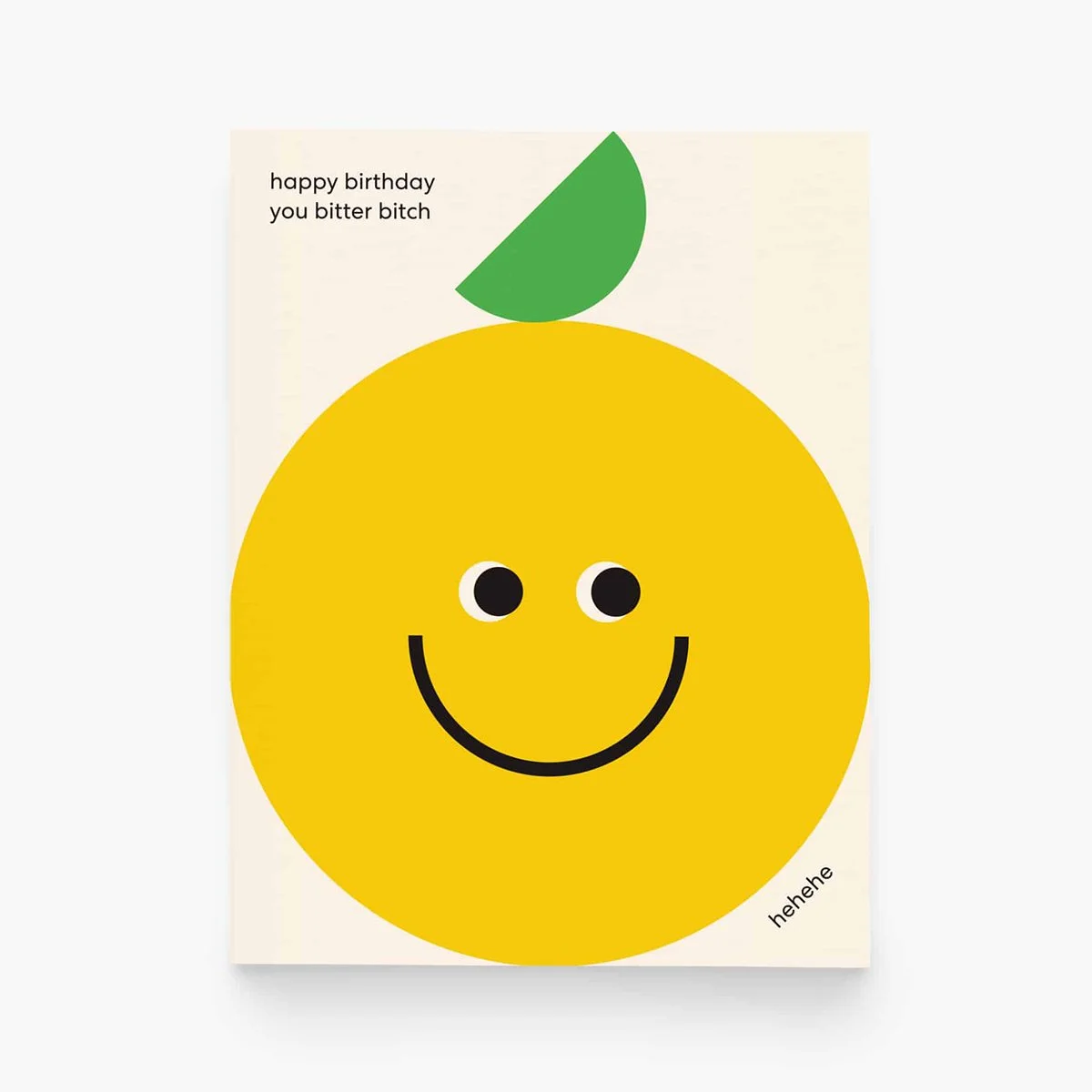Bitter Lemon Birthday Card