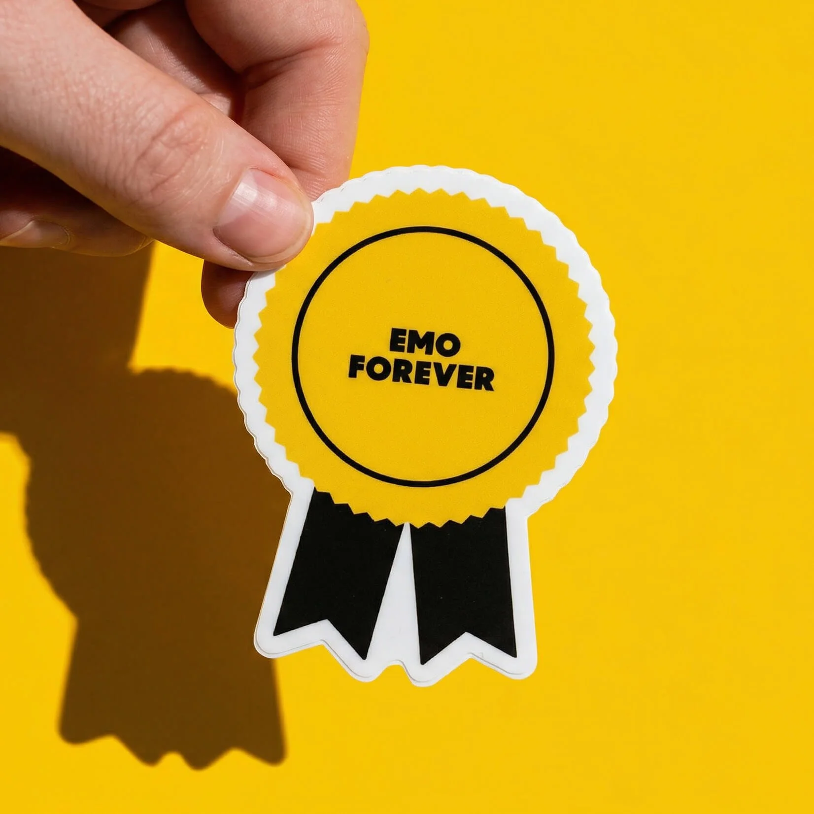 Emo Forever Award Sticker