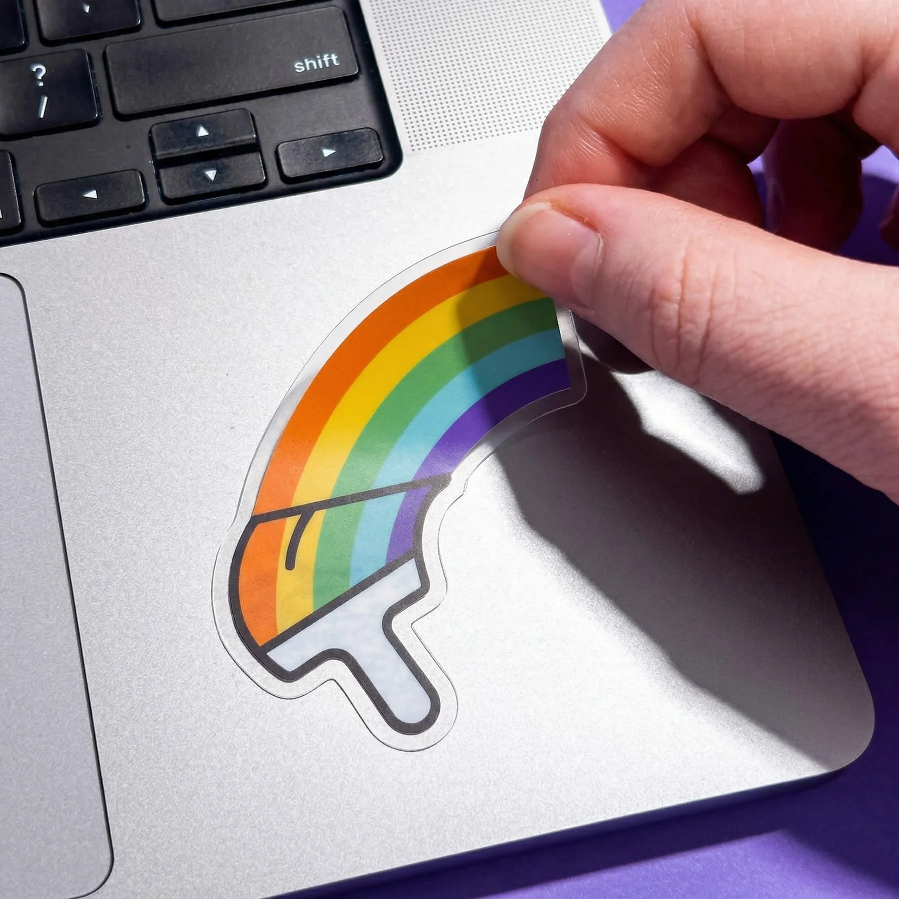 Rainbow Paint Sticker