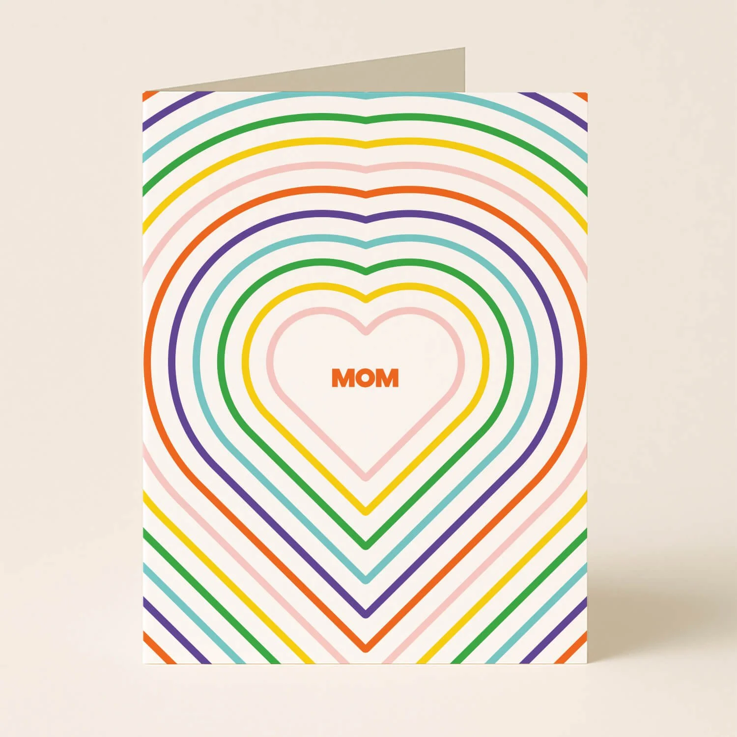 Mom Hearts Greeting Card