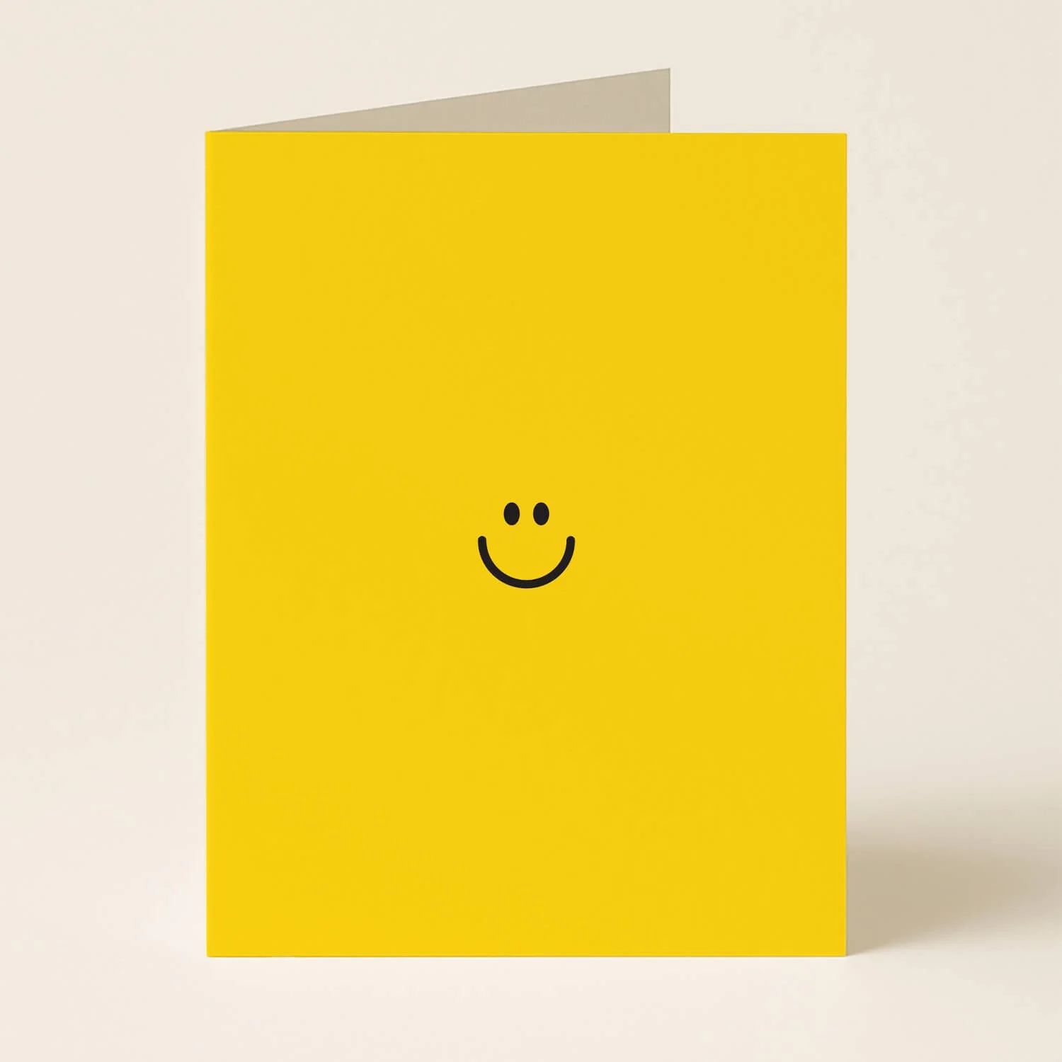 Happy Face Greeting Card