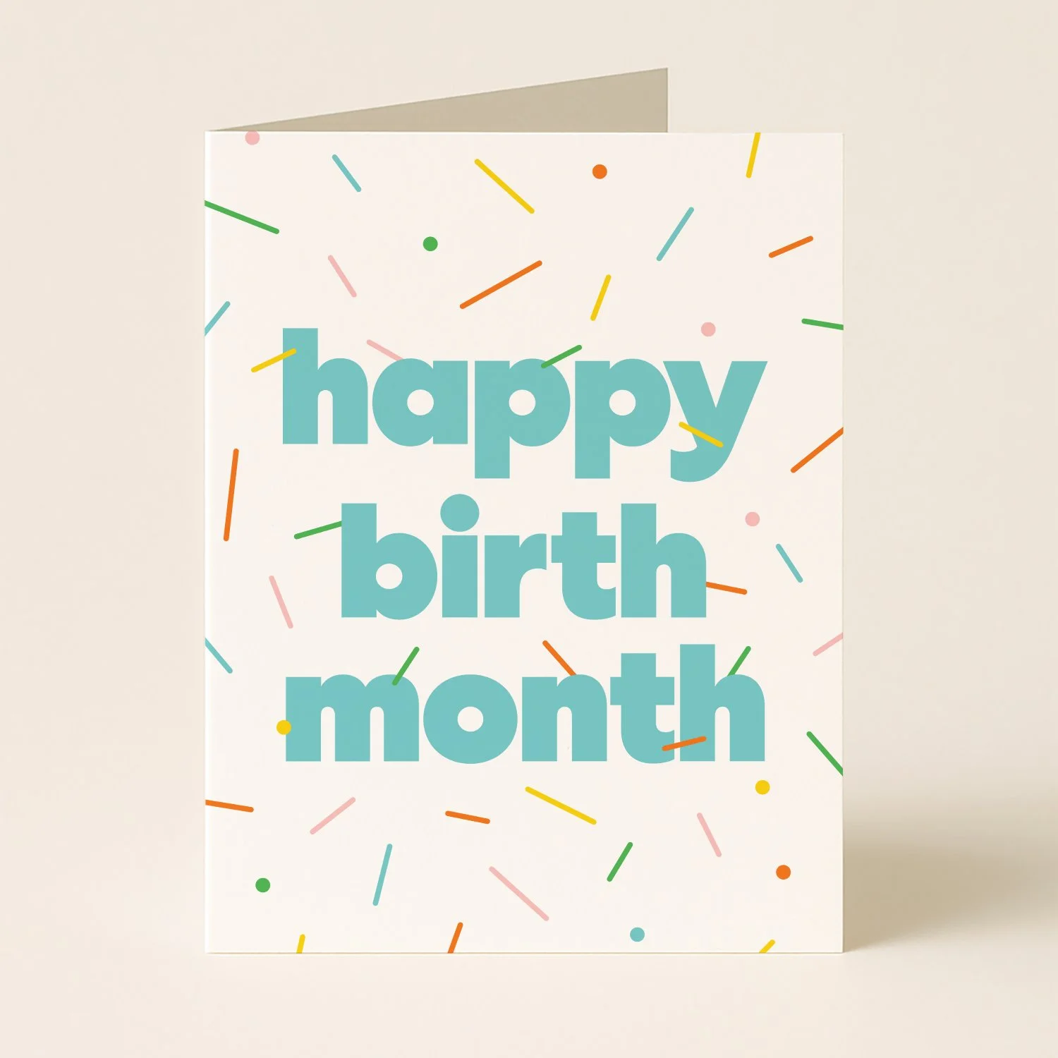 Happy Birth-month Birthday Greeting Card