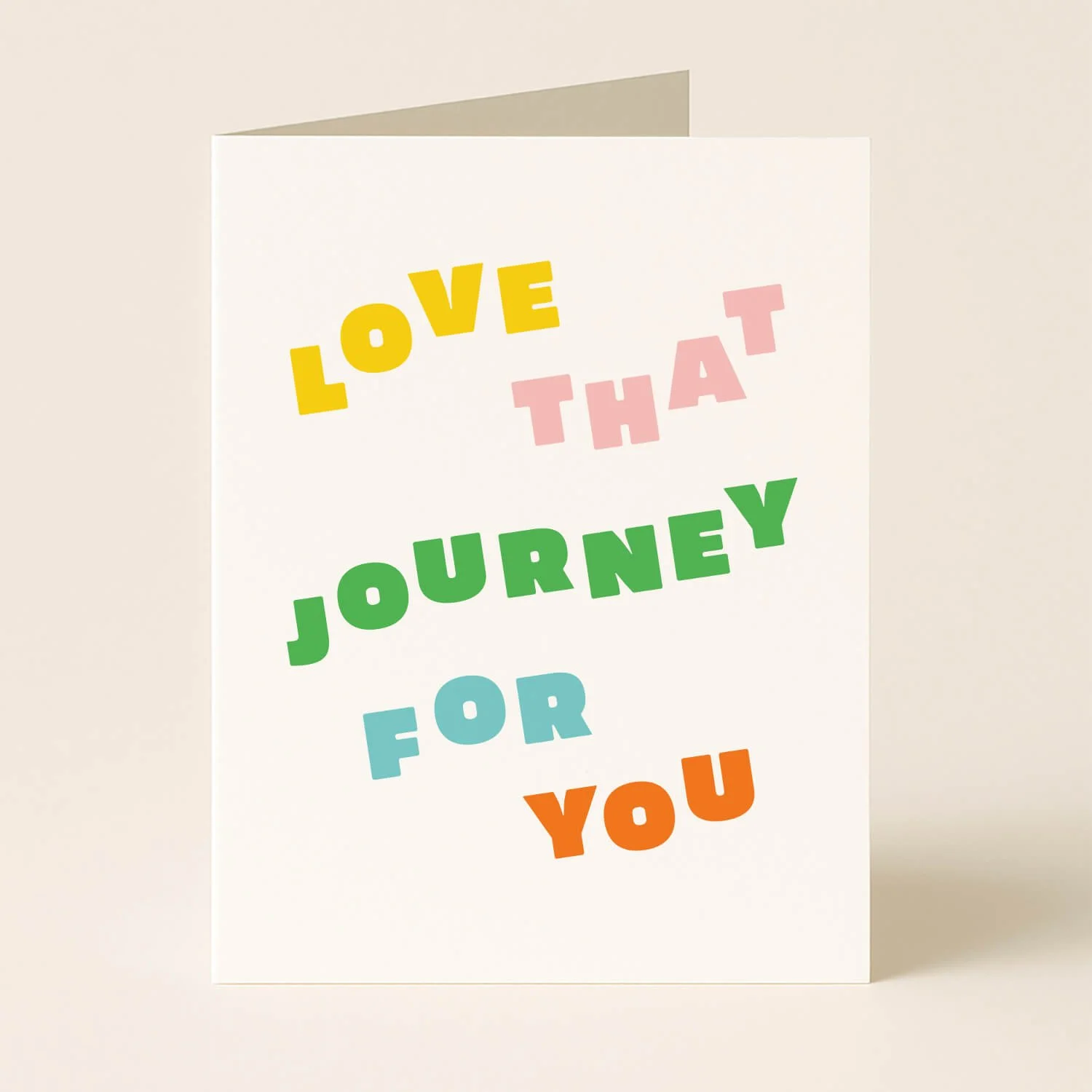 Love That Journey For You Greeting Card