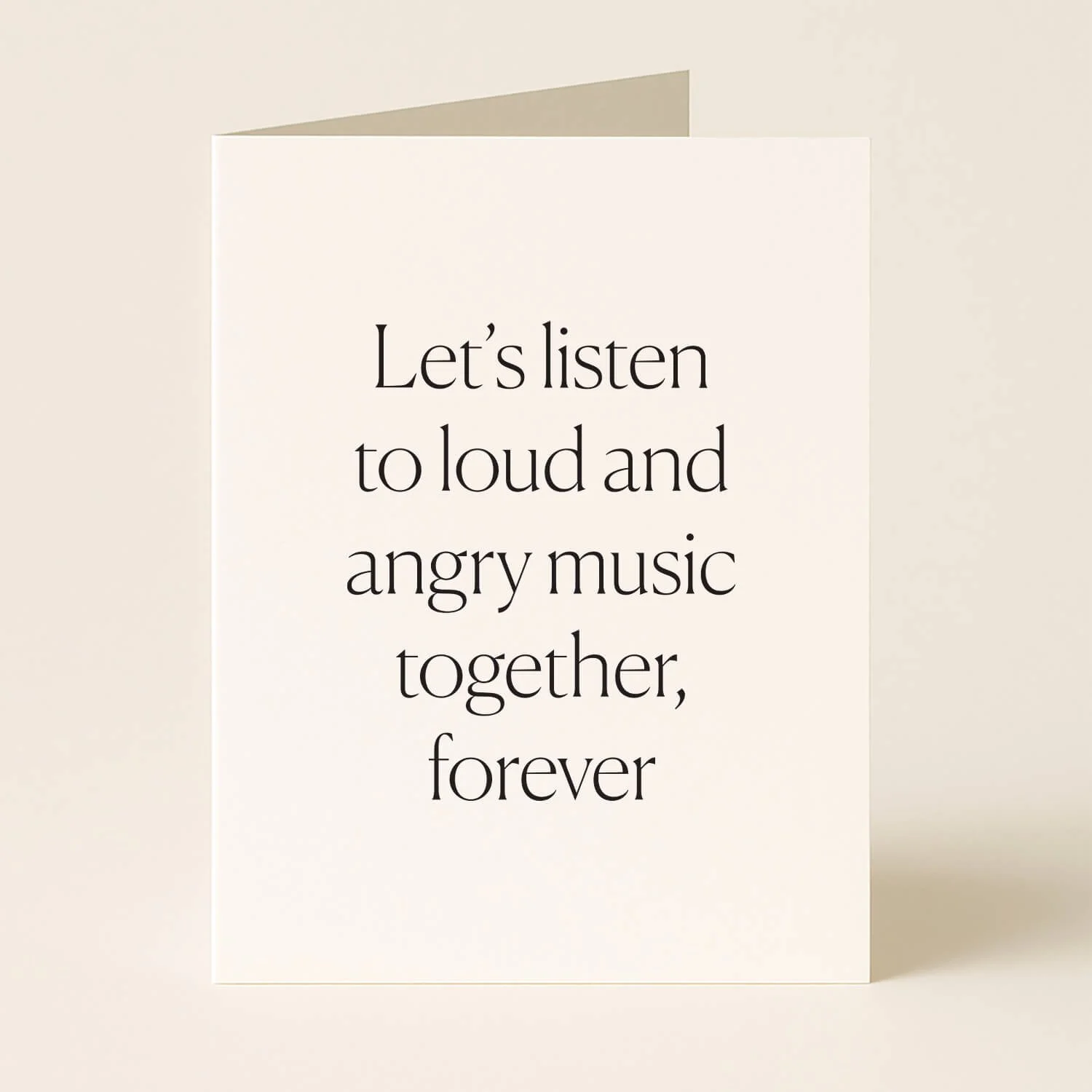 Loud & Angry Music Greeting Card