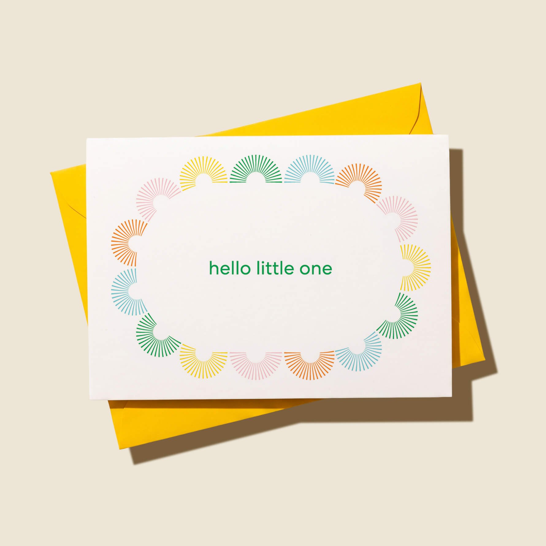 Hello Little One New Baby Mini Card
