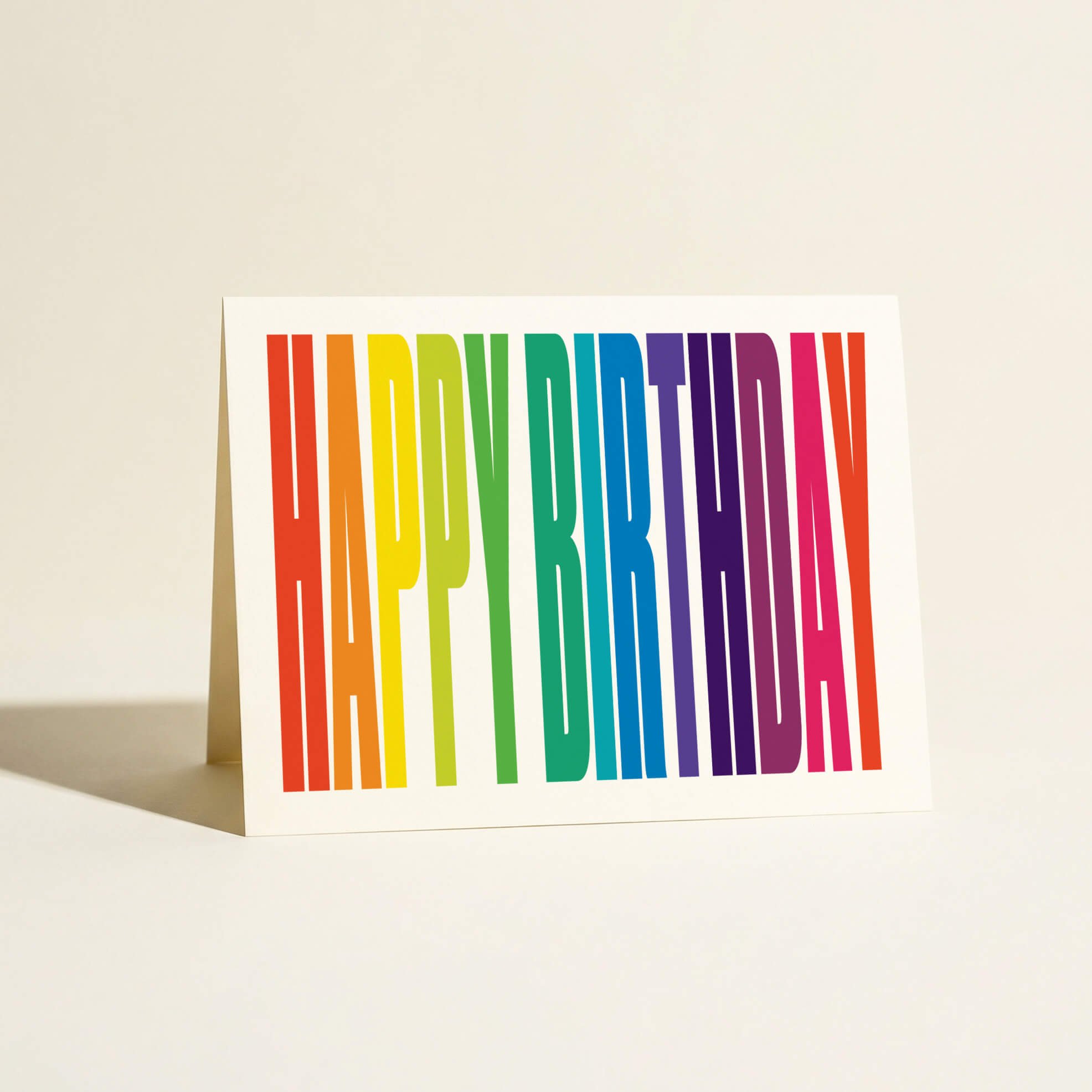 Happy Birthday Rainbow Greeting Card