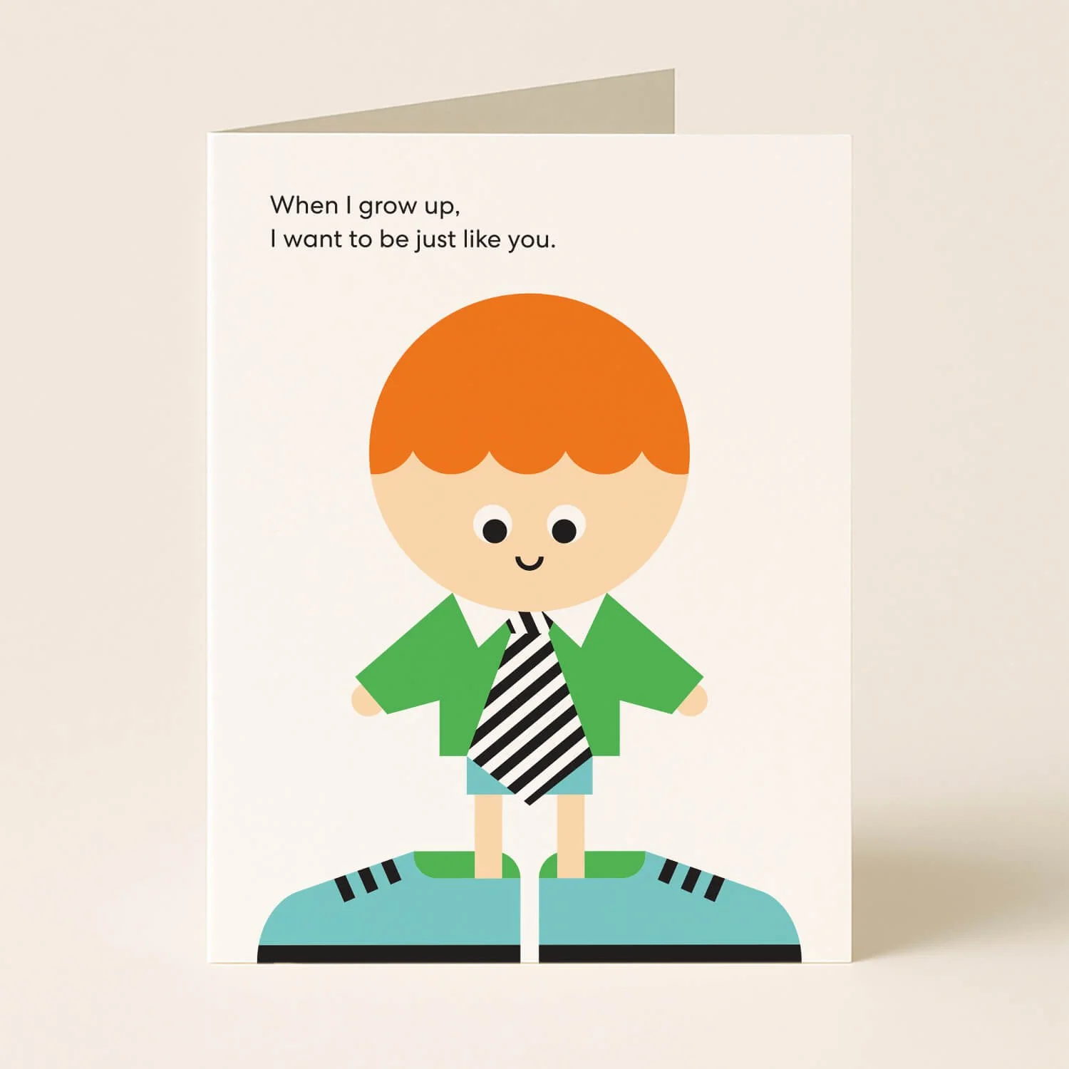 Big Shoes to Fill Father's Day Card