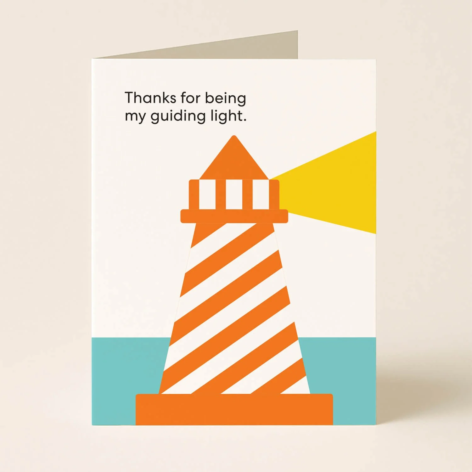 Thanks for Being My Guiding Light Greeting Card