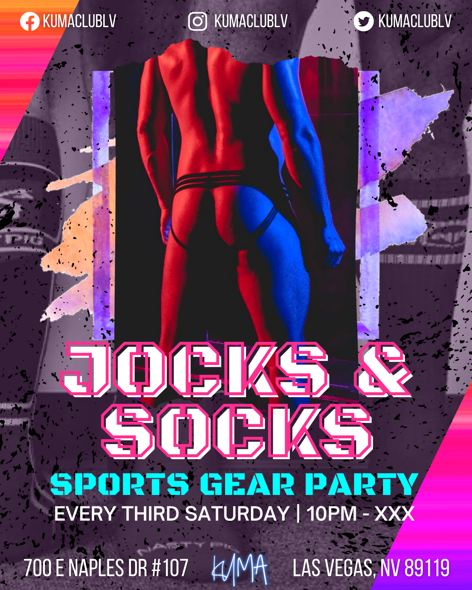 Jocks & Socks Sports Gear Party — Kuma Club Las Vegas