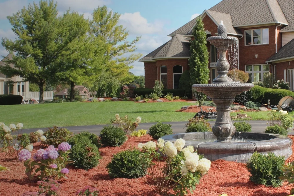 ster Township, MI Landscape Design, Paver Patio, Fire Pit, Retaining