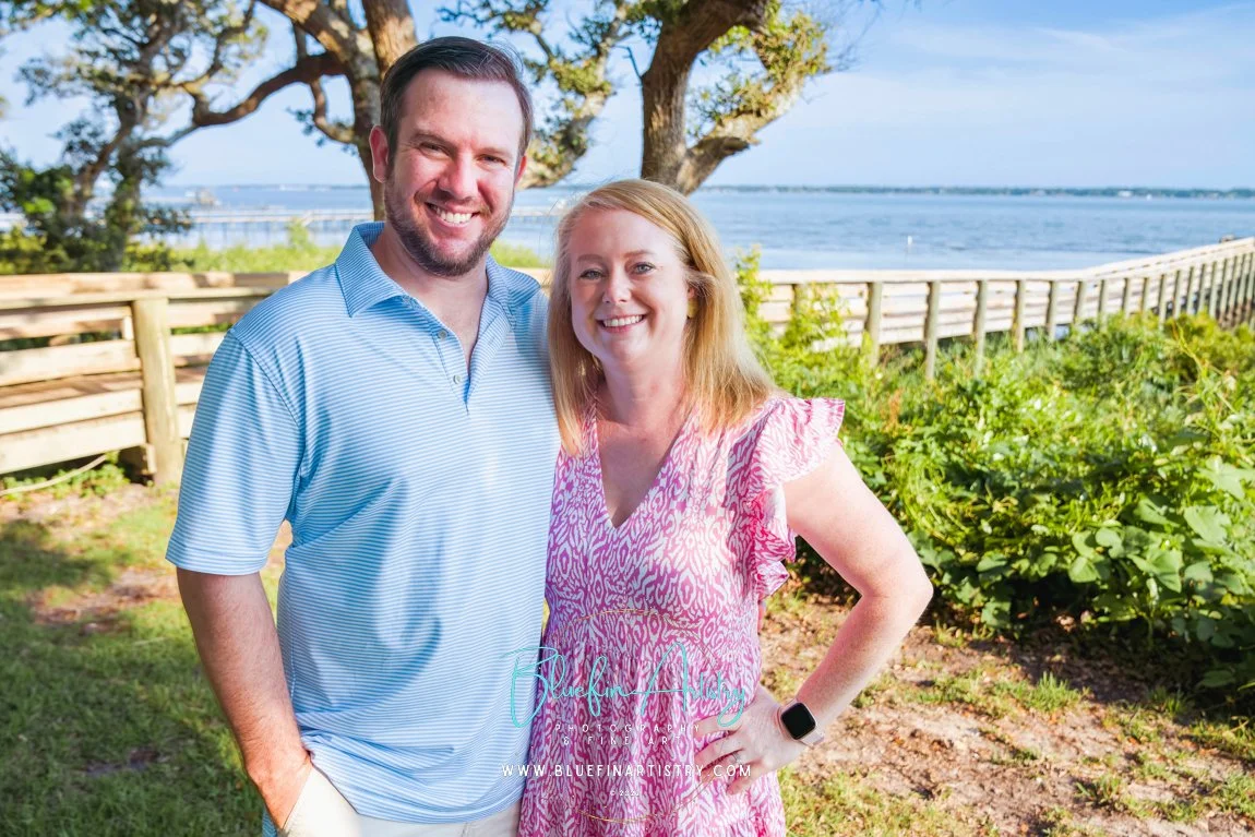 Waterfront Family Portraits in Morehead City, North Carolina