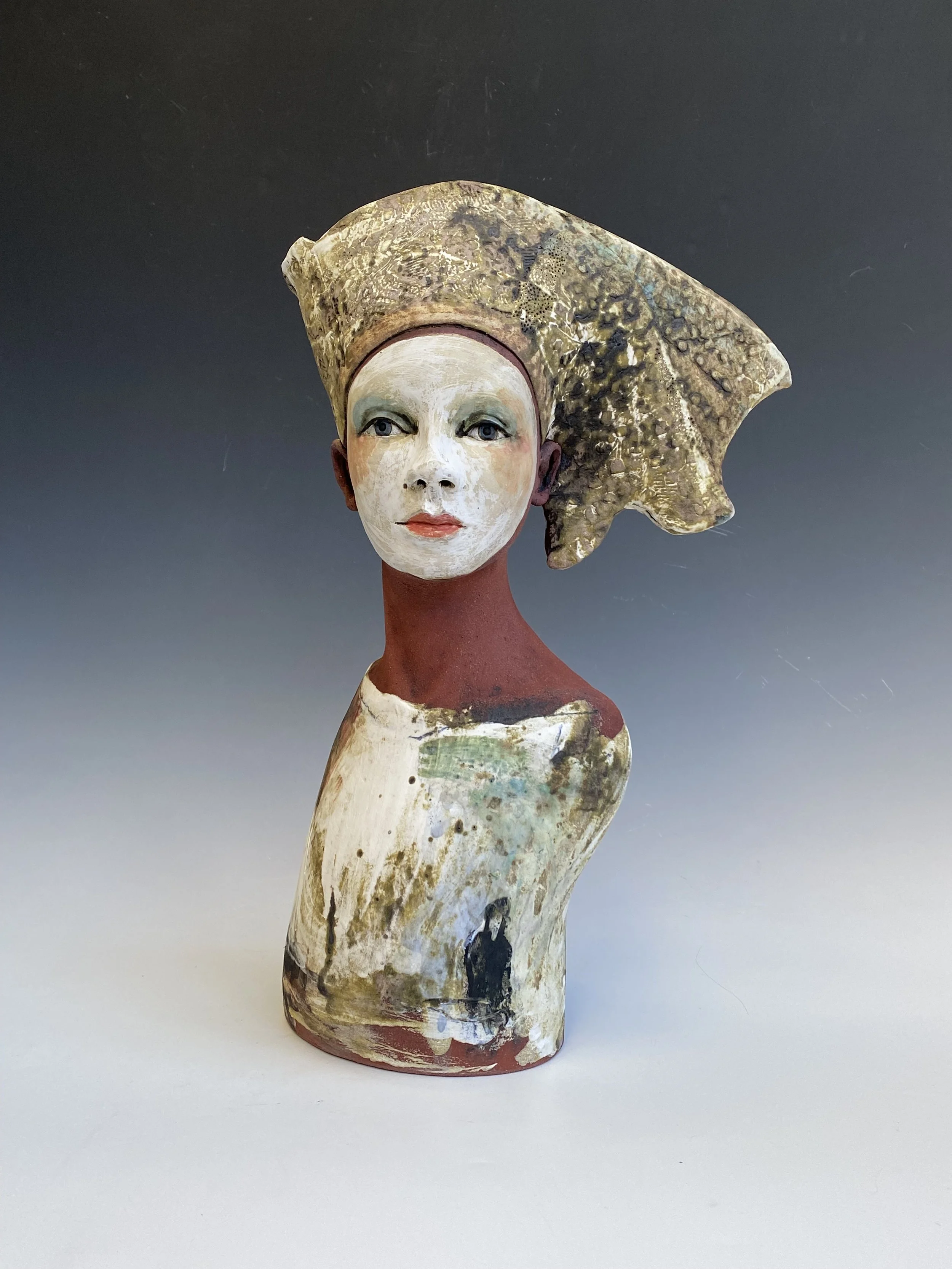  Flag hat torso 2: half of pair - Height 43cm