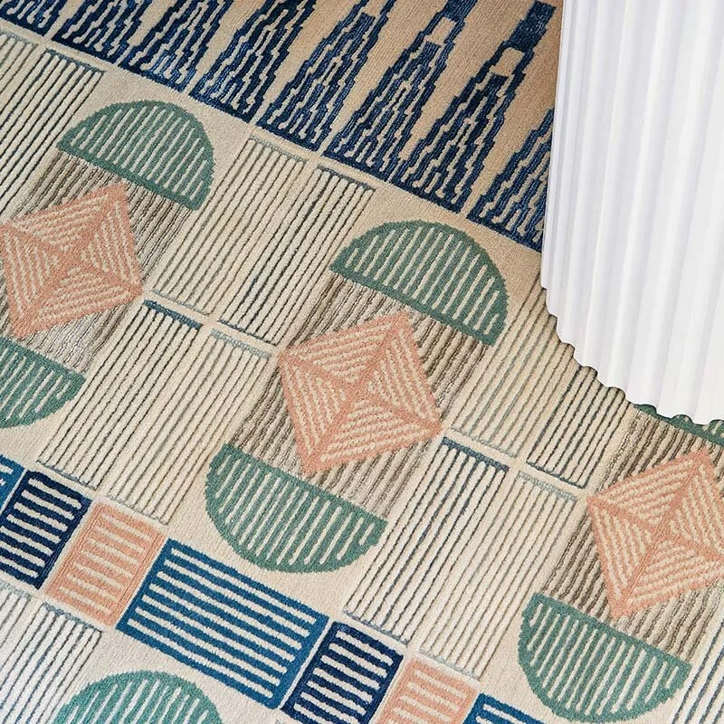 Yuvari HK Rug - Azure | A Rum Fellow